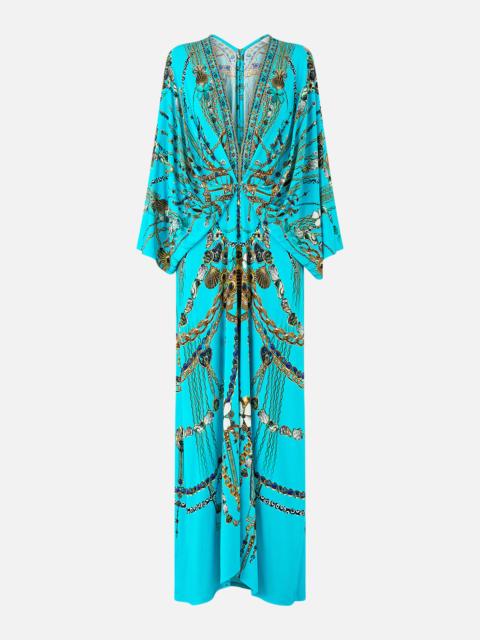 TUCK FRONT JERSEY DRESS