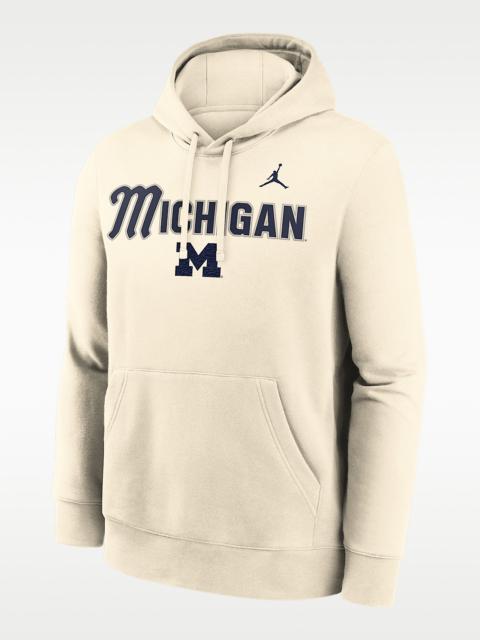 Michigan Primetime Club Men's Nike College Pullover Hoodie