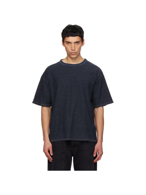 Navy Exposed Seam T-shirt