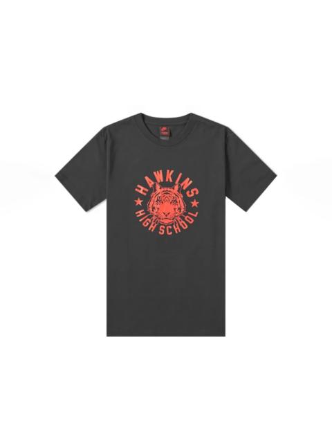 Nike x Stranger Things Hawkins High Tee Black