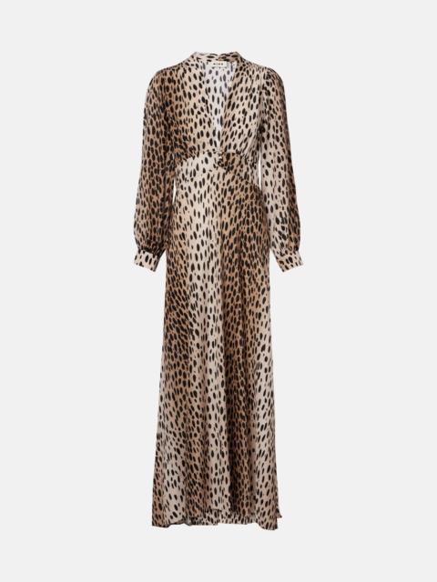 Emory printed silk maxi dress