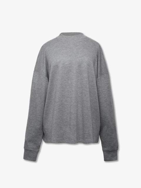 Raveena grey cashmere top