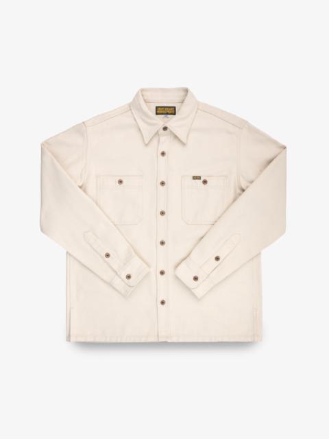 13OZ OXFORD CLOTH WORK OVERSHIRT - IVORY
