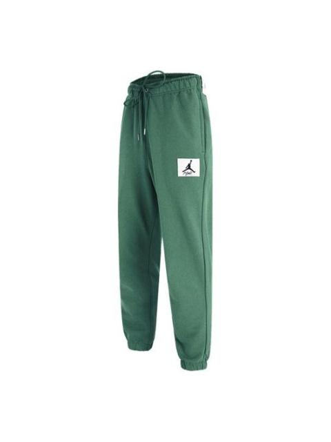 Men's Air Jordan Essentials Statement Casual Sports Knit Long Pants/Trousers Green DA9813-333