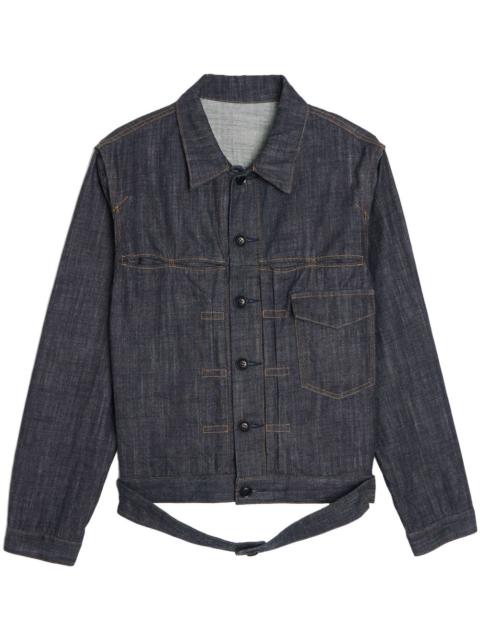 button-up denim jacket