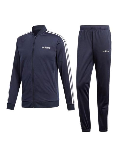 adidas 3-Stripes Track Suit Asia Sizing 'Blue' DV2468
