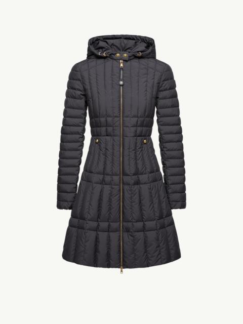 Menthelong Vertical-Quilted Hooded Down Jacket