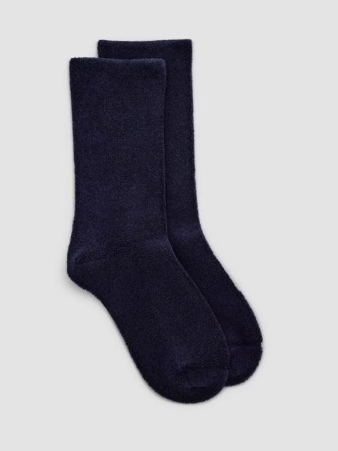 Loopy Cotton Terry Crew Sock