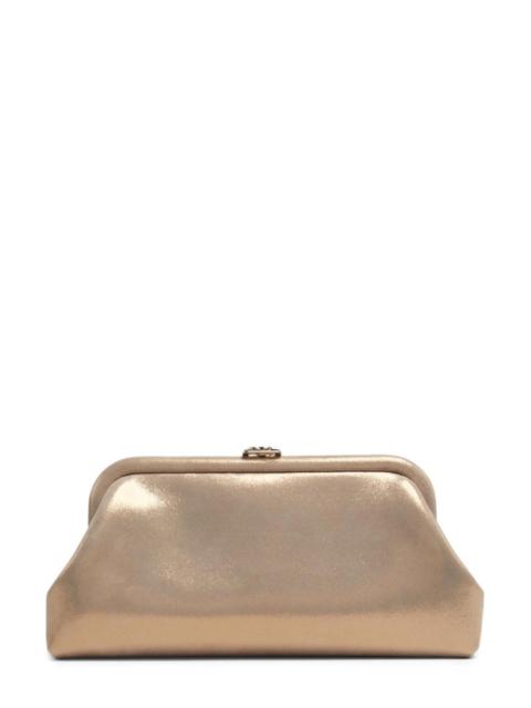 Skylar Shimmer Clutch - Gold