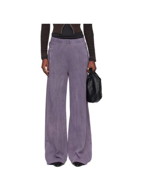 Purple Zip Lounge Pants