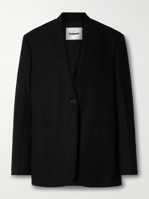 Wool-crepe Blazer