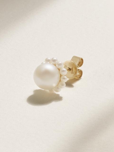 Petite Jeanne 14-karat Recycled-gold Pearl Single Earring