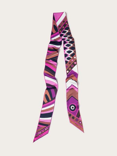 IRIDE AND VIVARA-PRINT SILK-TWILL MAXI SCARF