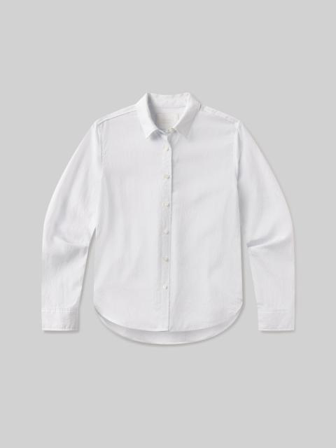 Avni Slim Shirt
In Blue Micro Stripe