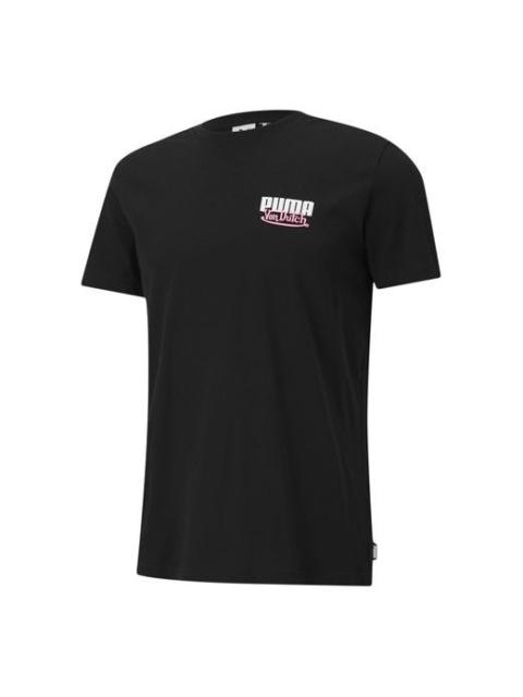 PUMA x Von Dutch Tee 'Black White Pink' 598322-01