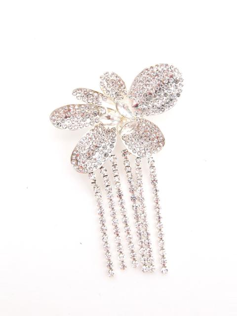 CLEAR FLOWER PIN