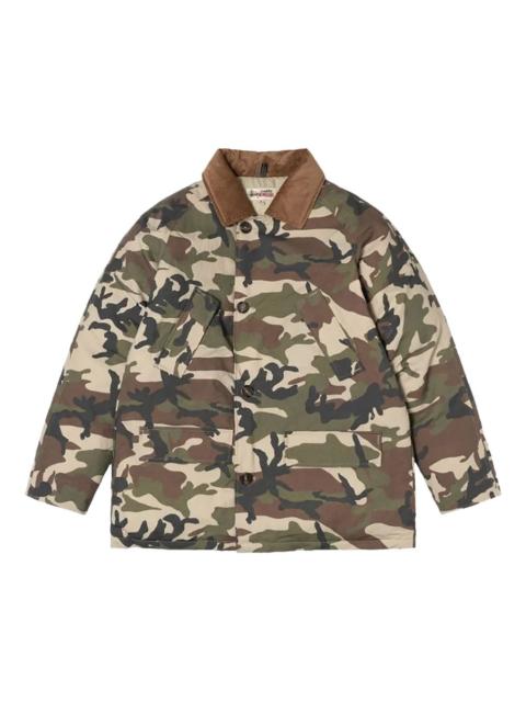 x Stüssy camouflage-pattern jacket
