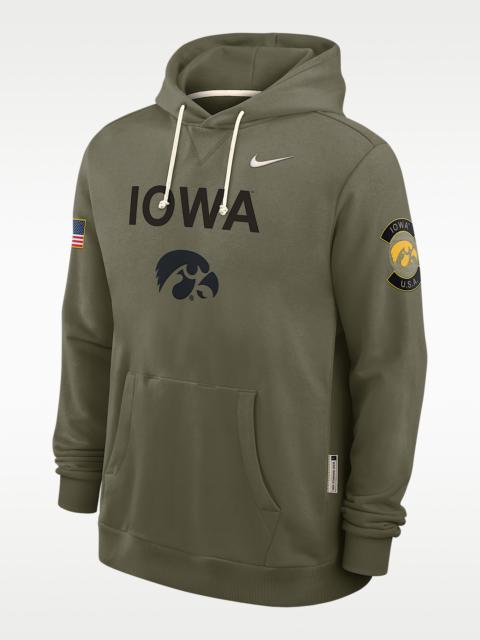 Iowa 2025 Military Appreciation Men's Nike Dri-FIT College Pullover Hoodie