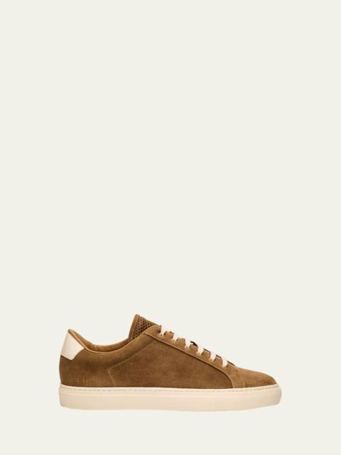 Men's Retro Oiled Suede Low-Top Sneakers