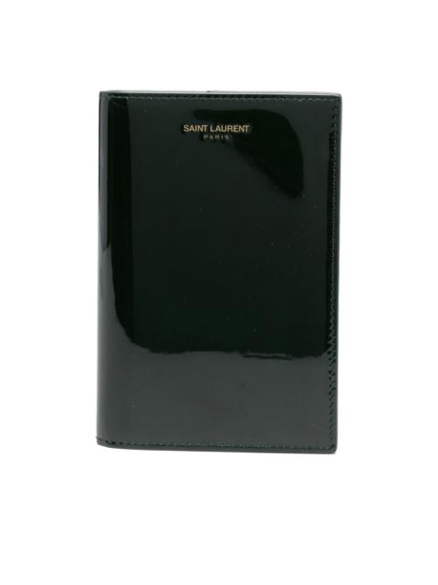 patent-leather passport holder