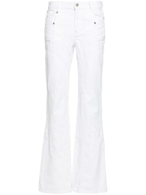 Elvira mid-rise flared jeans
