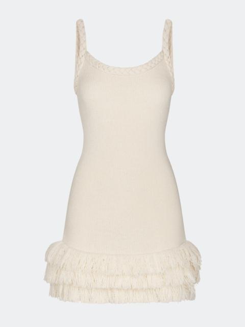 Leda Knit Dress in Ivory