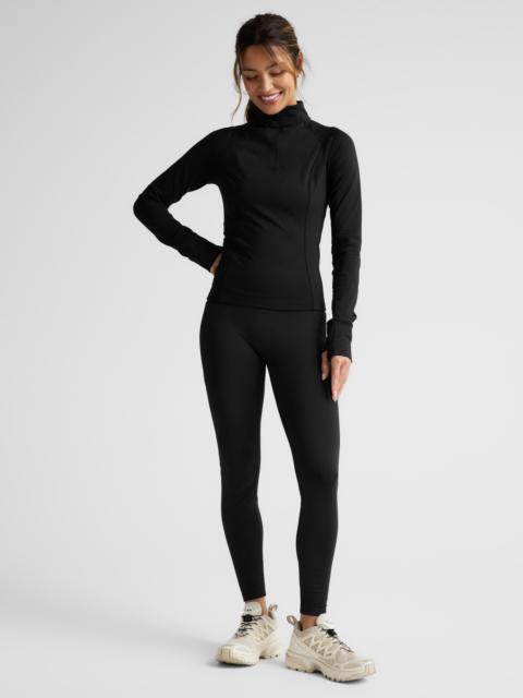 Pacer Fleece-Backed Zip Pocket Full Length Legging