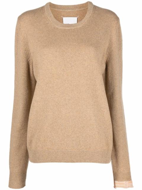 round neck knit jumper