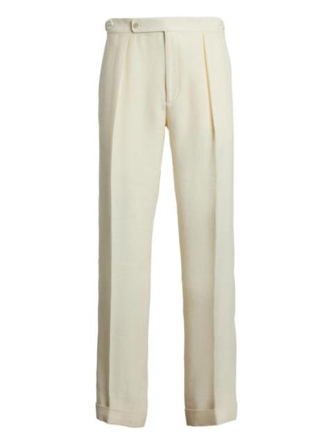 silk trousers