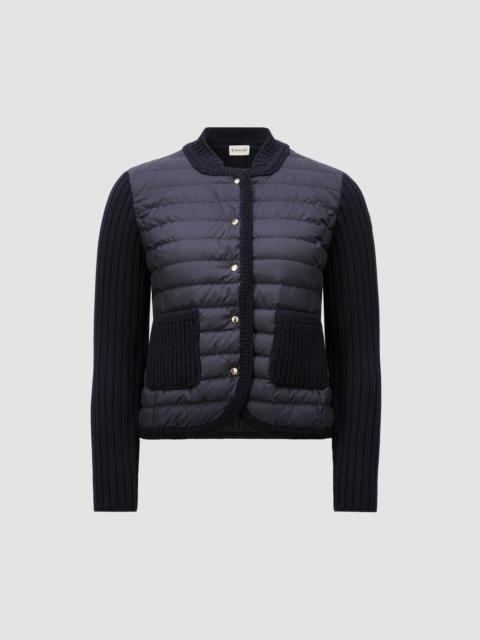 Padded Wool Cardigan