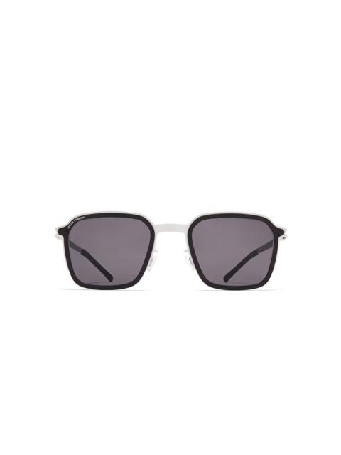 MYKITA X RIMOWA SQUARE SUNGLASSES MR002 - WHITE SILVER/SILVER DARKGREY SOLID