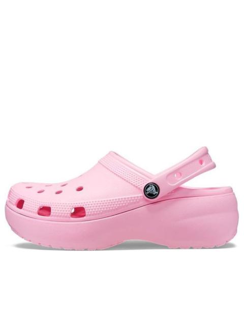 (WMNS) Crocs Classic Platform Clog 'Flamingo' 206750-6S0