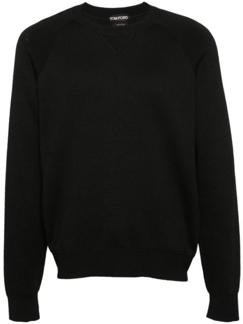 crew-neck long-sleeve jumper