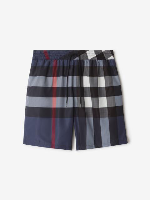 Check Swim Shorts
