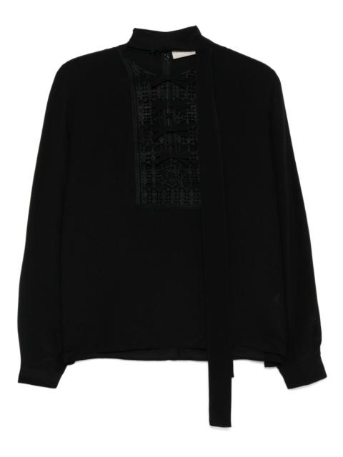 long-sleeved blouse