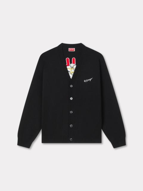 'KENZO Wild Tiger' cardigan in wool cotton