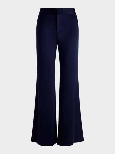 Shane Satin Wide-Leg Pants