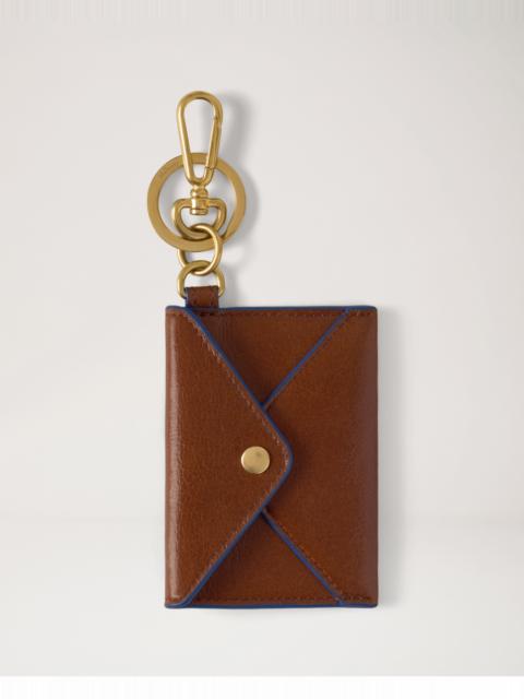 Love Letter Card Slip Keyring
Oak & Pigment Blue Smooth Glossy Leather