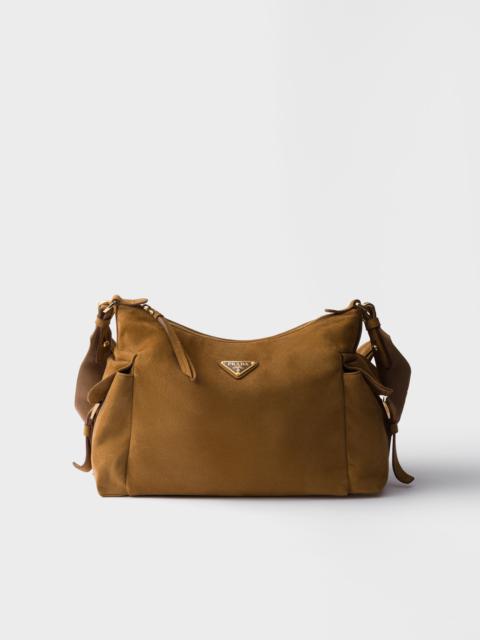 Large Prada Explore suede bag