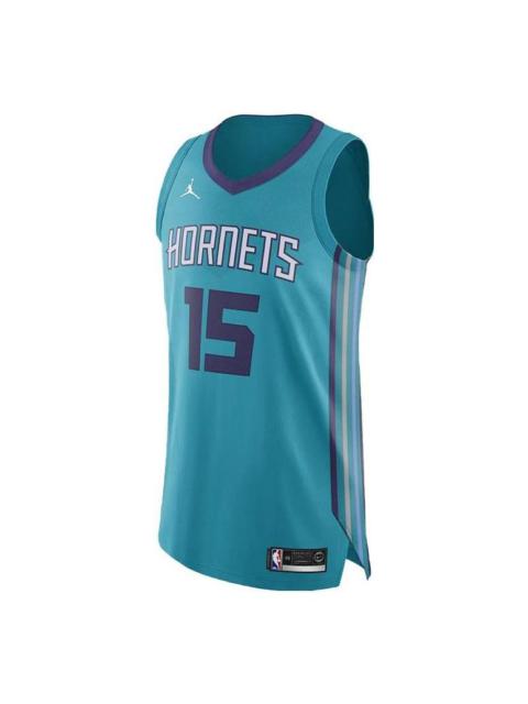 Jordan Kemba Walker Icon Edition Authentic Jersey 'Rapid Teal' 863016-428
