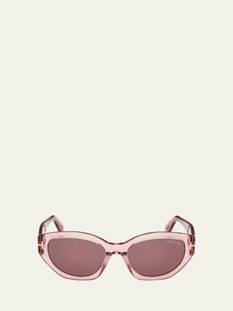Solange-02 Acetate Butterfly Sunglasses