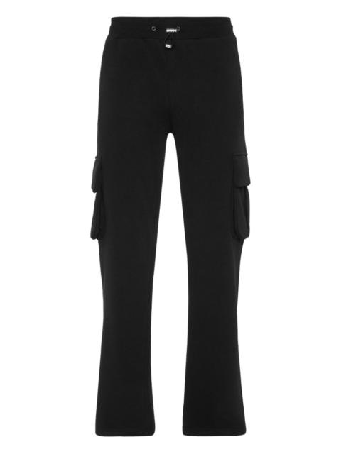 cotton-blend trousers