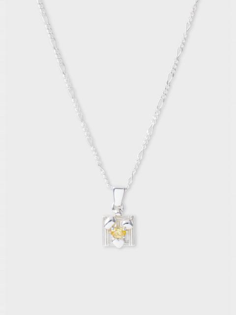 Alec Doherty For Paul Smith - Yellow Square One Pendant Necklace