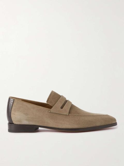Suede Penny Loafers