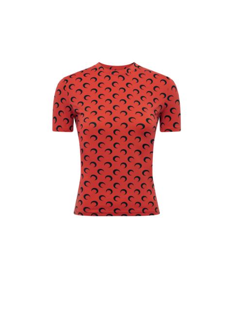 Recycled Moon Jersey Second Skin Short Sleeves Top