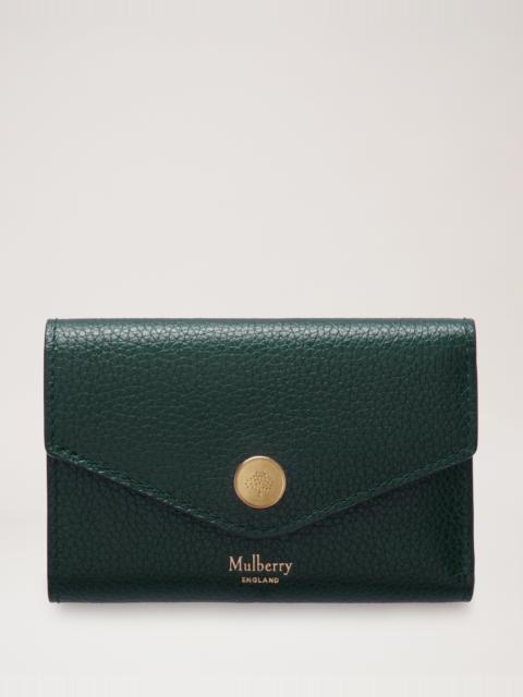 Folded Multi-Card Wallet
Mulberry Green Small Classic Grain