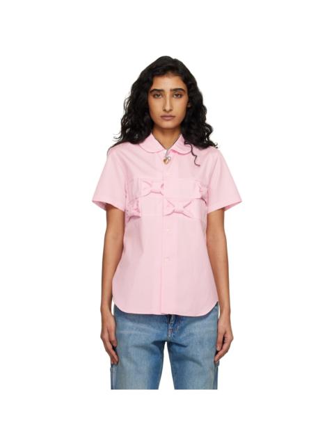 Pink Cotton Broad Shirt