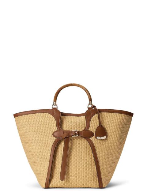 The Ralph Braided Raffia Large Tote
