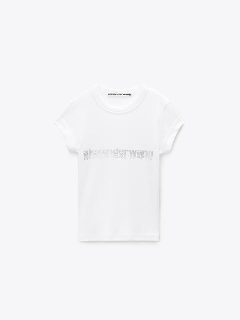 Crystal Dégradé Logo Cotton Baby Tee