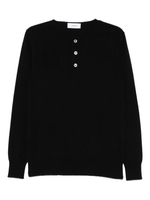 buttoned sweater